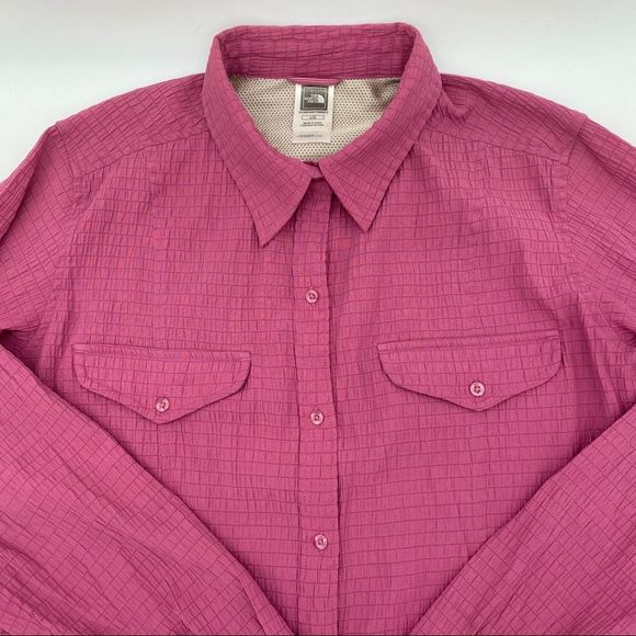 The North Face Eddie Bauer 2 Hiking Casual Outdoors Tops Button Up Blouse Shirts - Picture 4 of 7